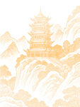 古风山水楼阁图