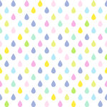 彩色雨滴图案