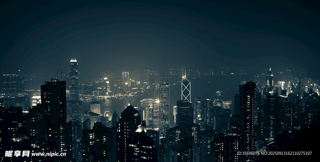都市璀璨夜景