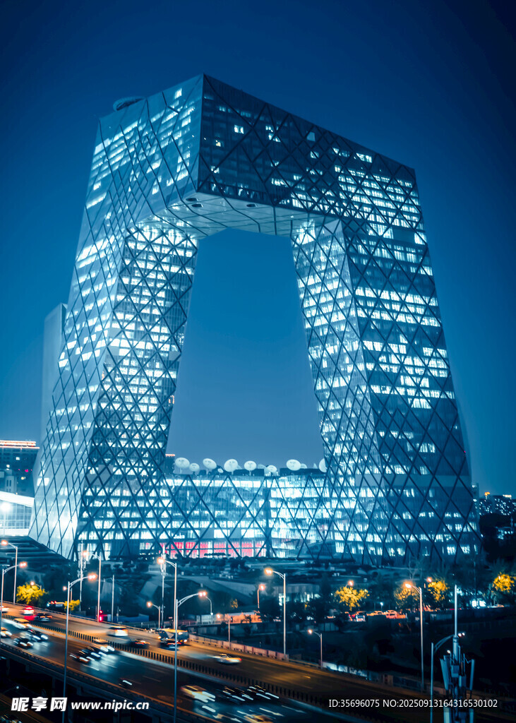 北京地标建筑夜景风采