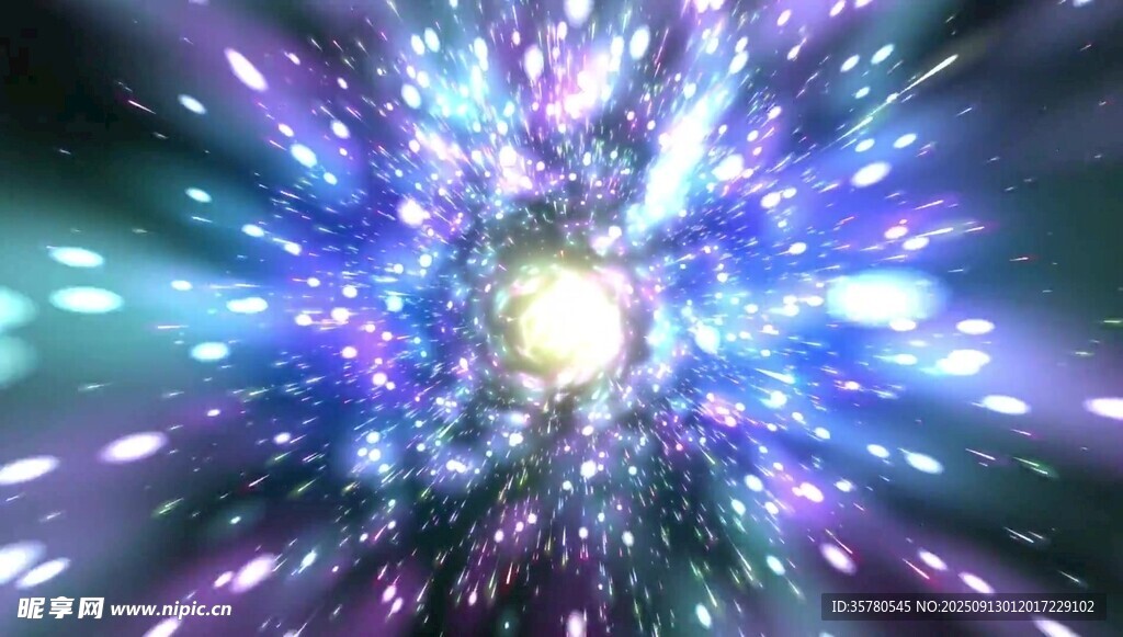 炫彩宇宙能量爆发特效