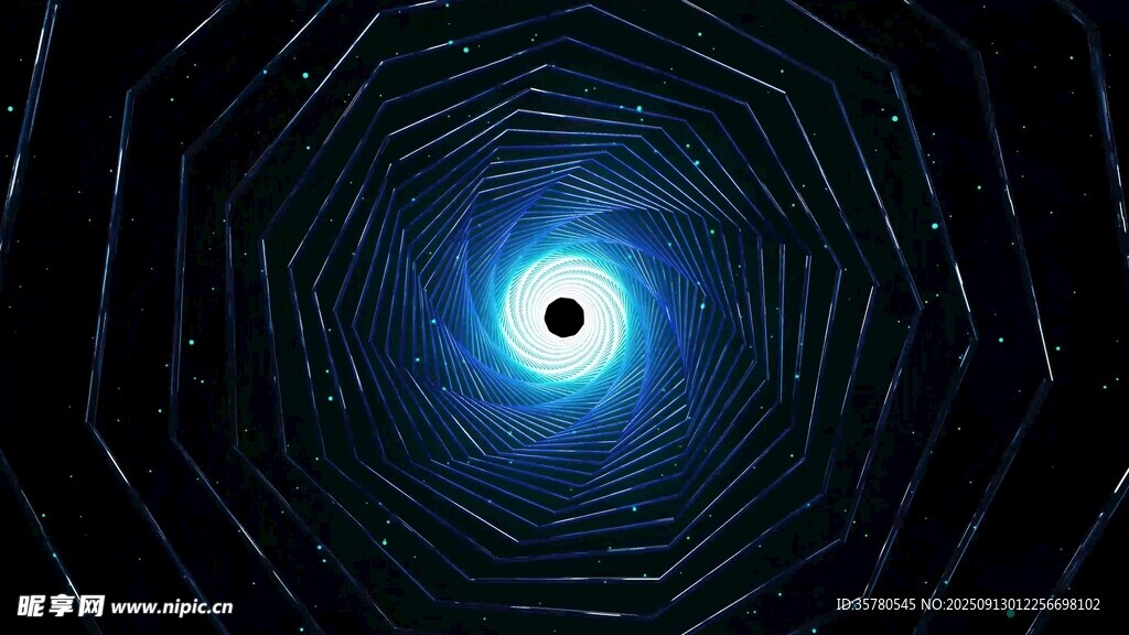4k神秘深邃的宇宙黑洞景象