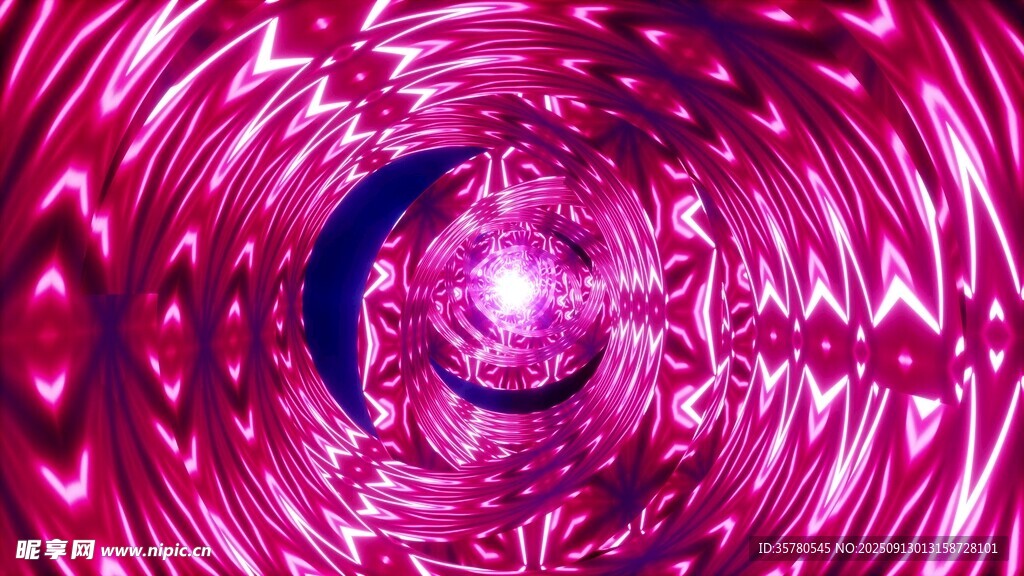 梦幻紫色漩涡抽象图案