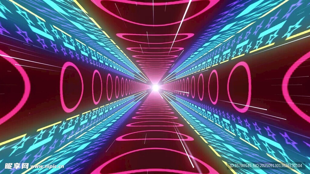 炫彩科幻隧道视觉特效