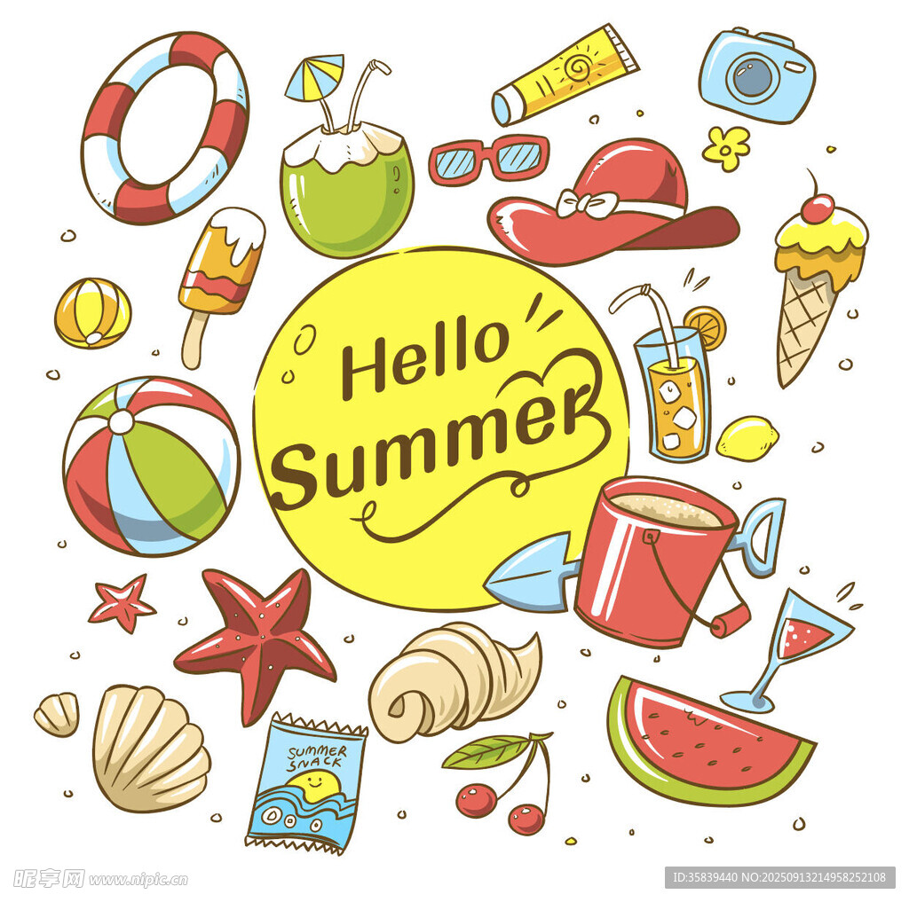 夏日元素集合