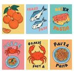 缤纷美食插画