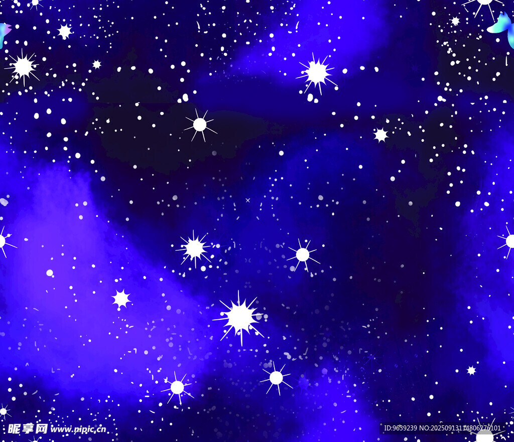 梦幻星空背景图