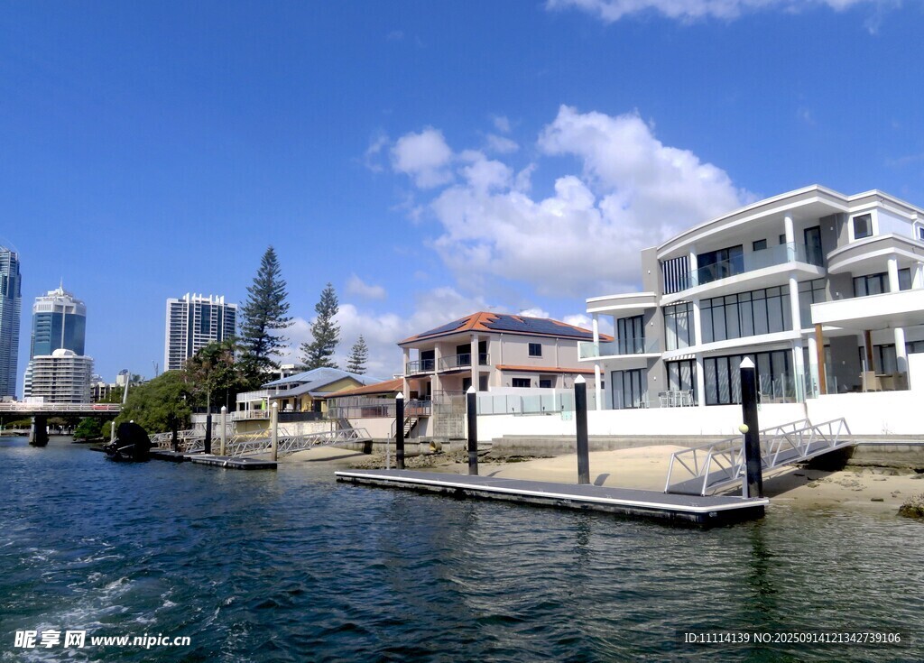 海滨豪华住宅景观
