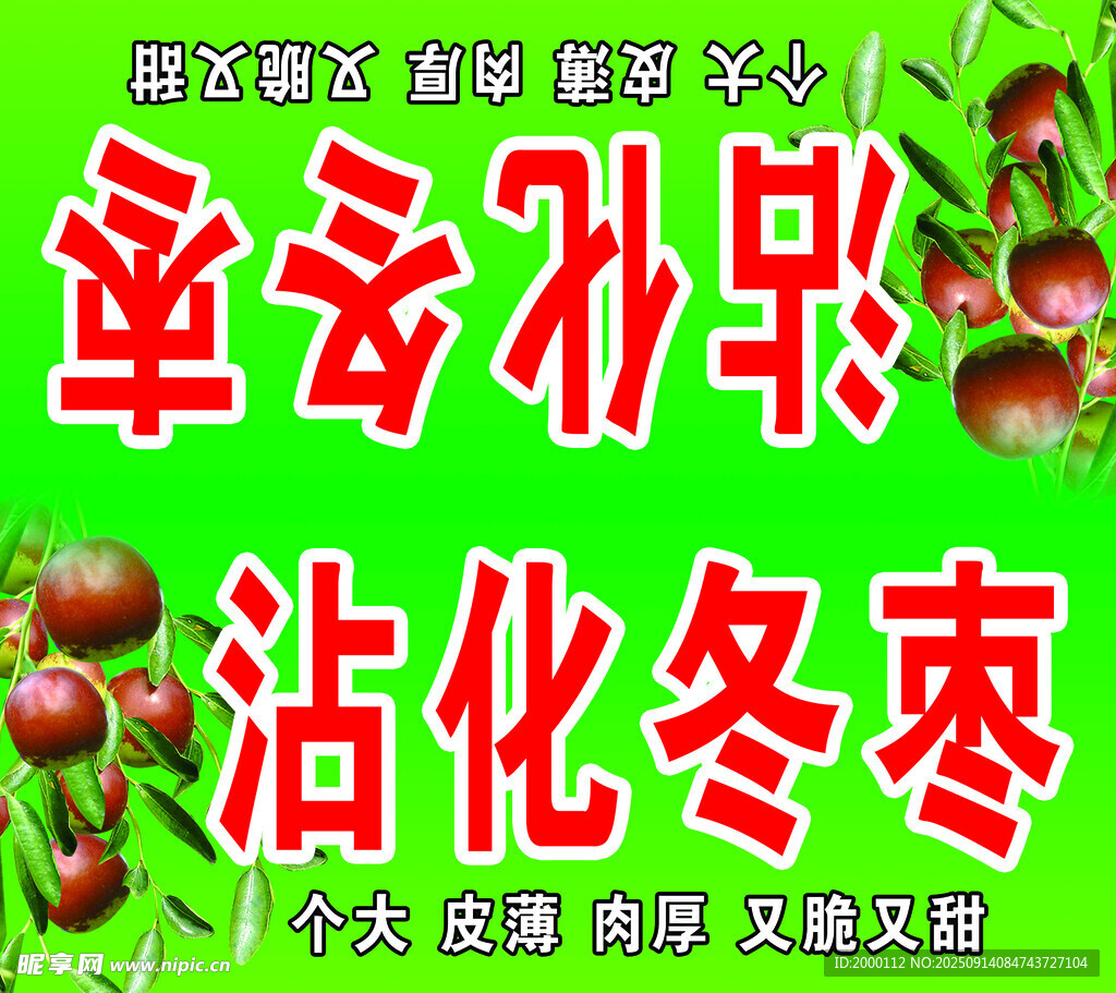沾化冬枣新鲜上市