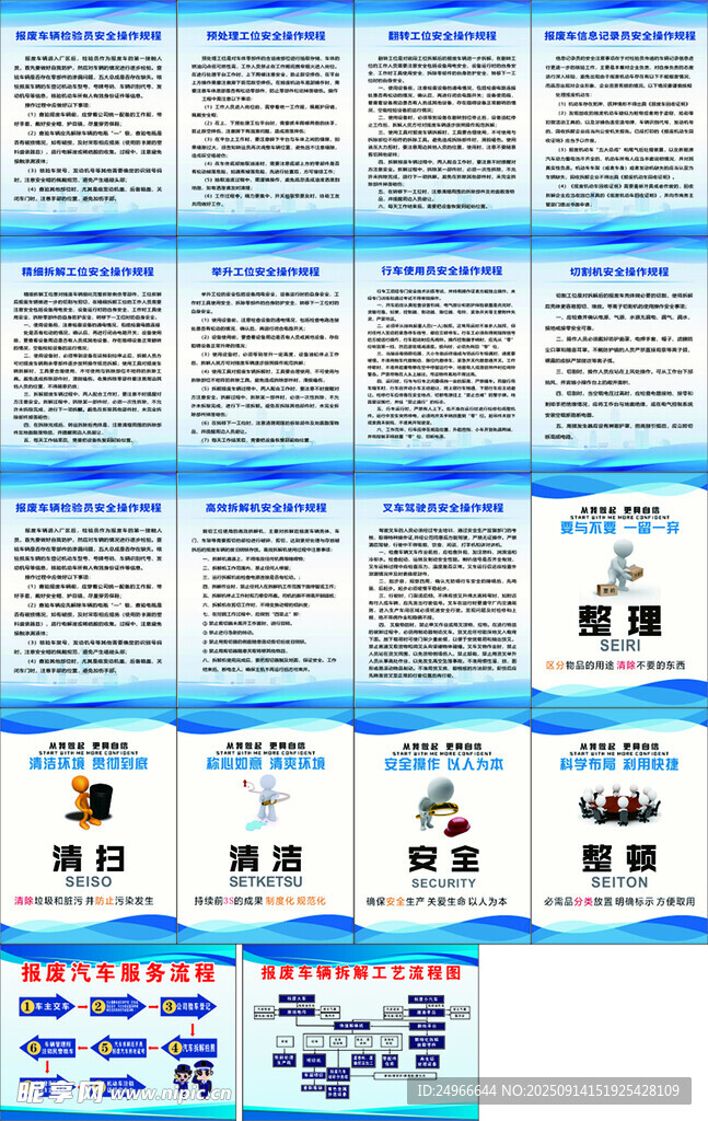 废旧汽车制度操作规程