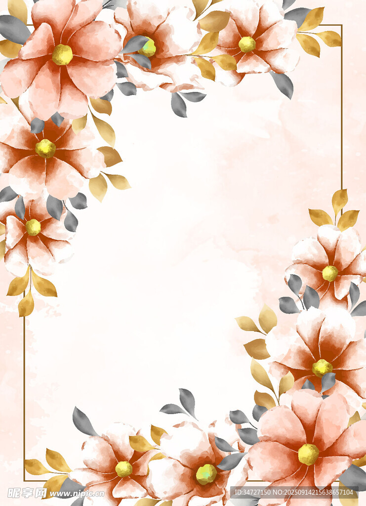 花卉边框 