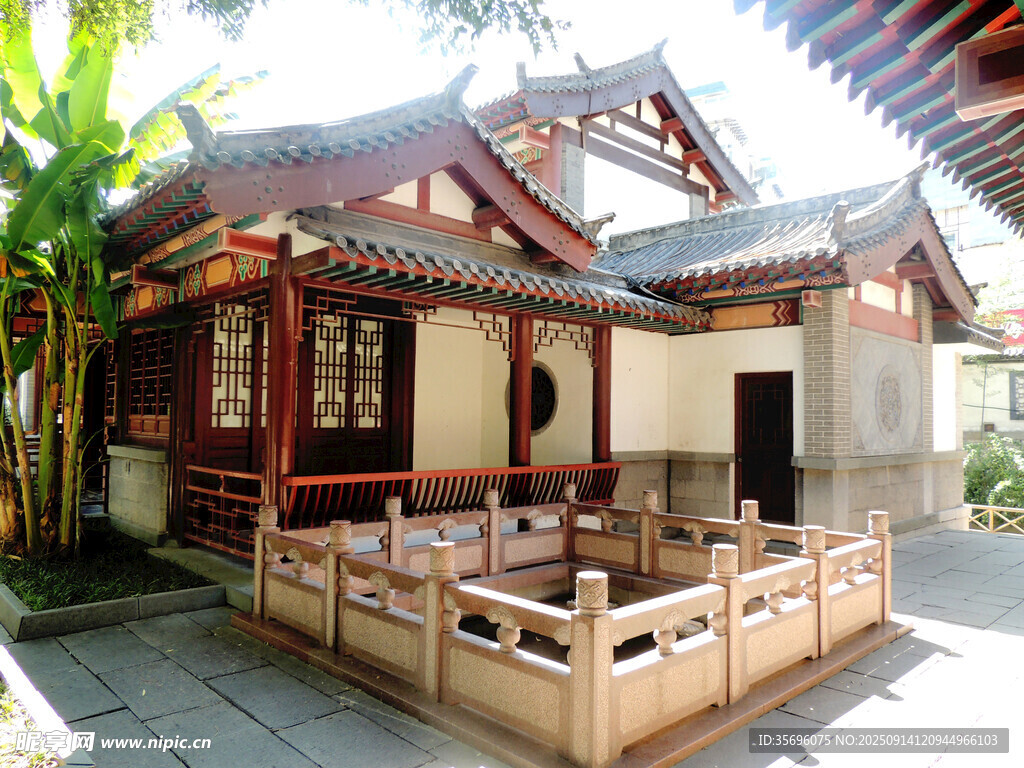 中式传统庭院建筑景观