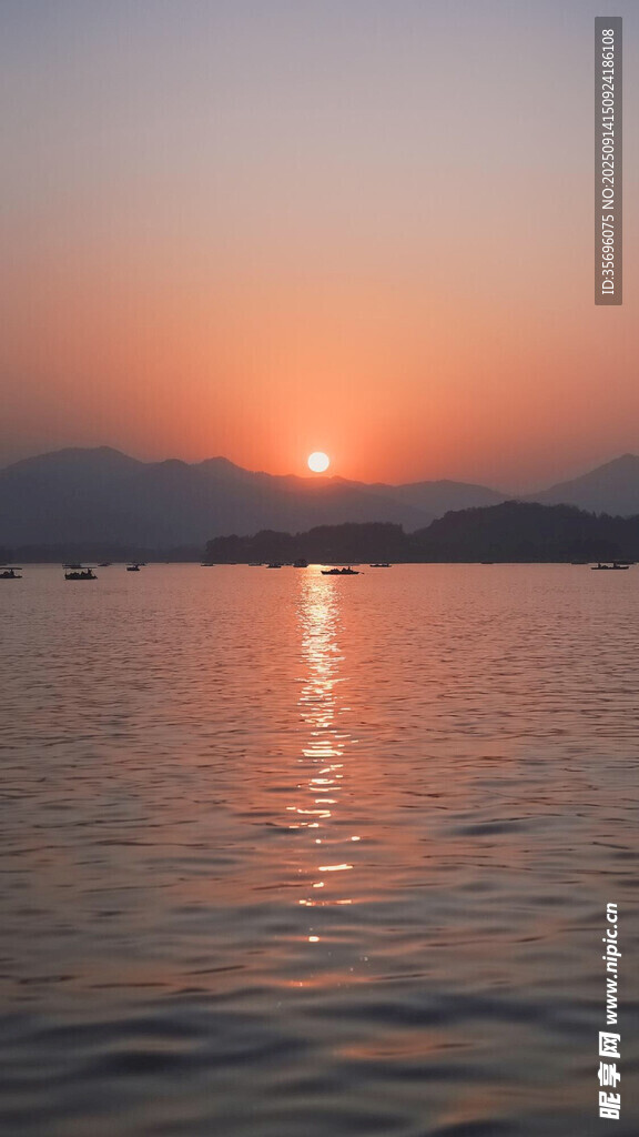海上日落美景