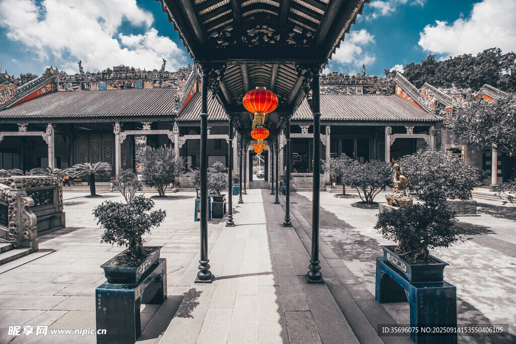 岭南建筑广州陈家祠