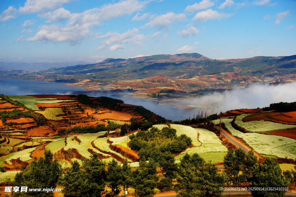 壮丽山水田园风光美景