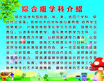 综合学科介绍海报展示