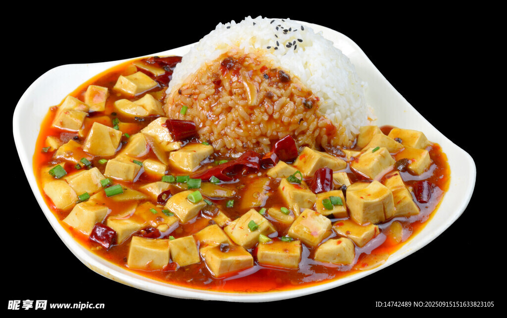 麻婆豆腐盖浇饭