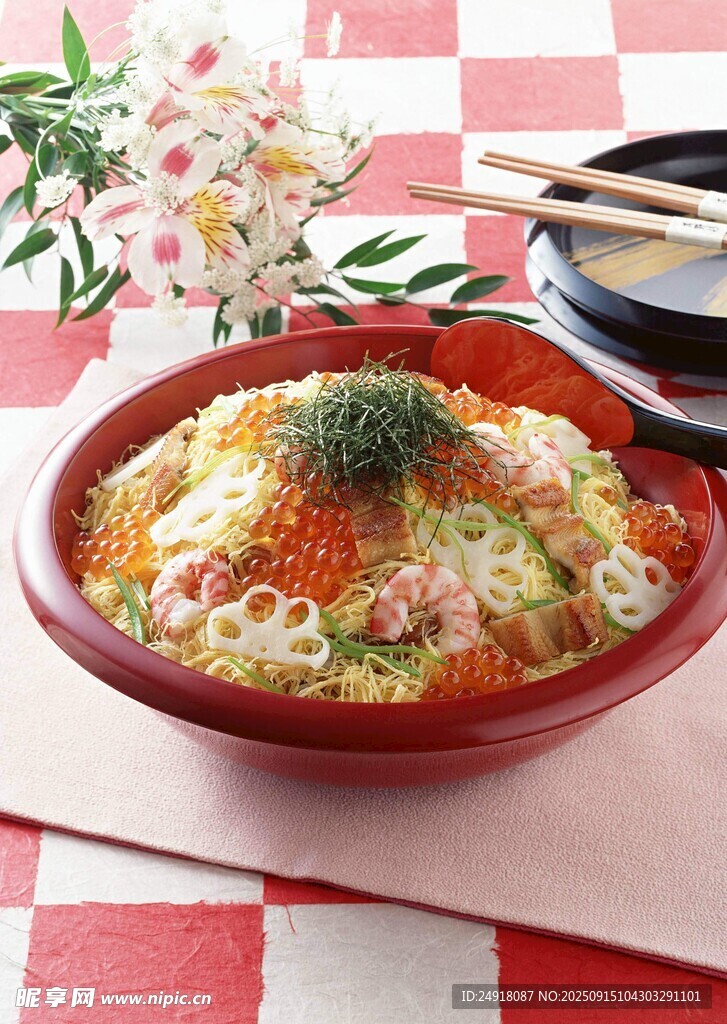 日式美味海鲜盖饭