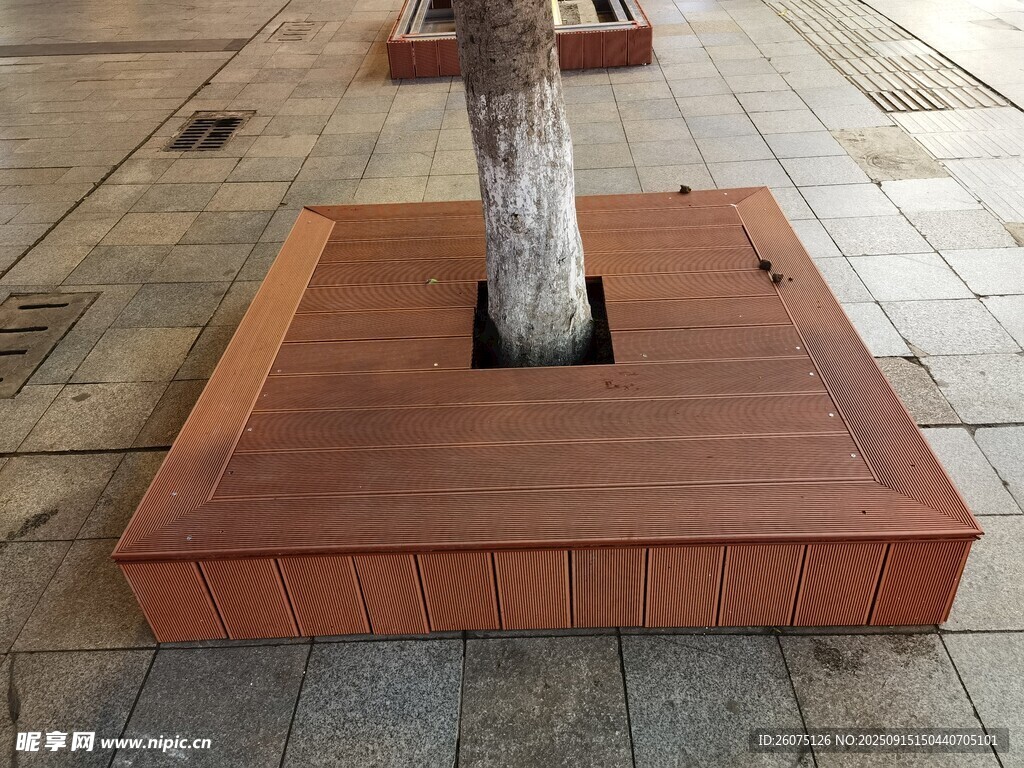 木质树池座椅