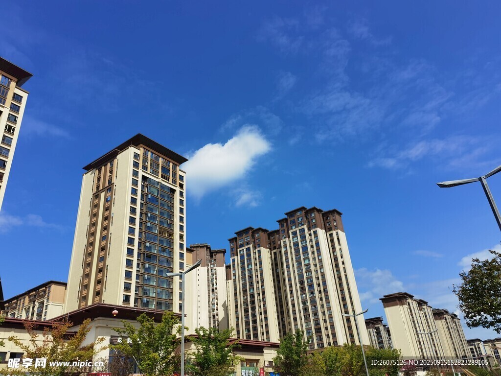 现代高层住宅区景观