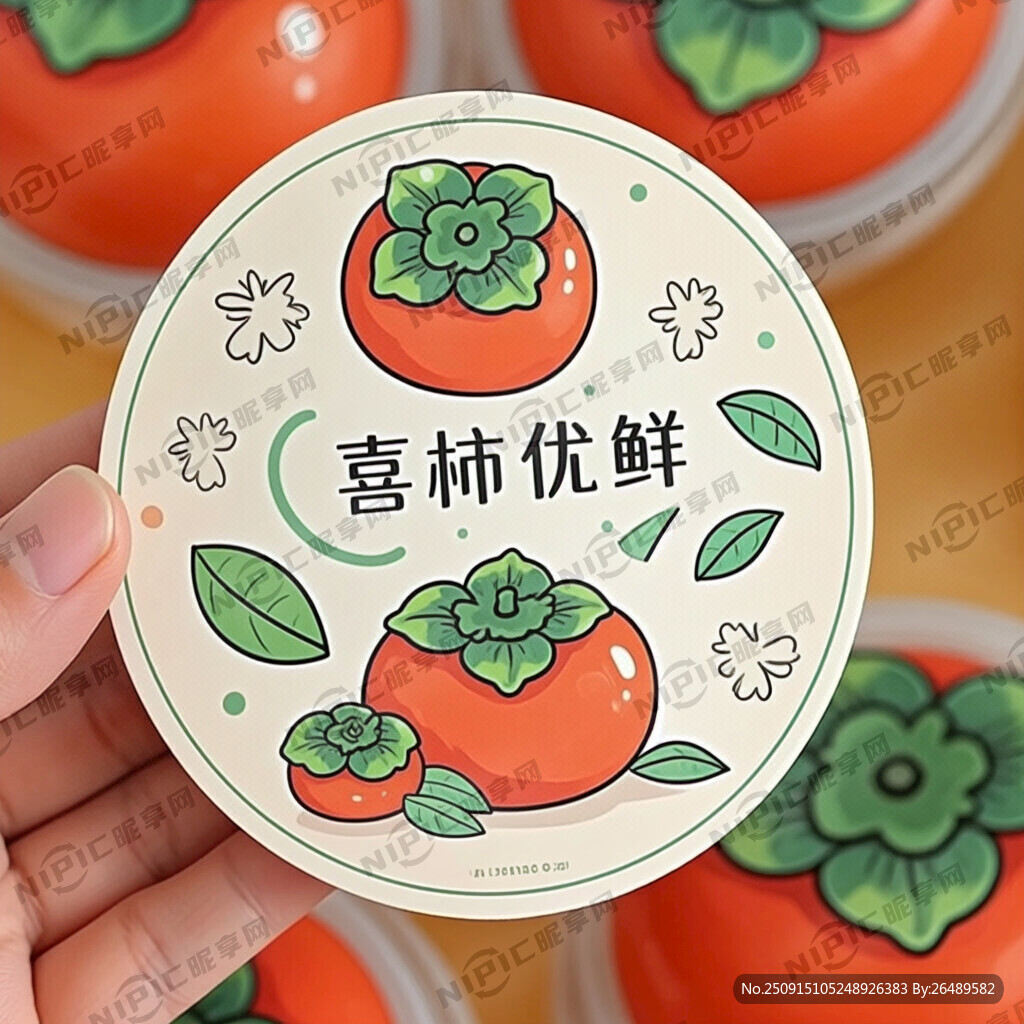 做一张喜柿优鲜的农产品包装设计