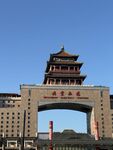 北京永定门城楼壮丽景观