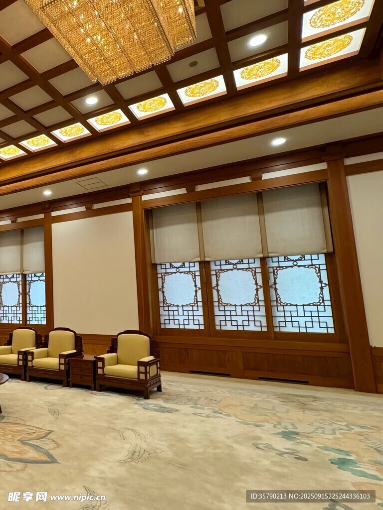 豪华会议室室内场景展示