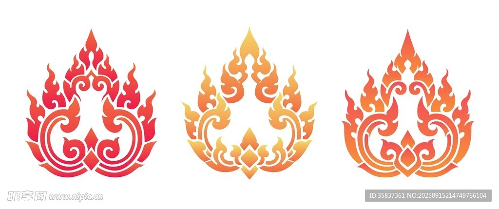 火焰花纹