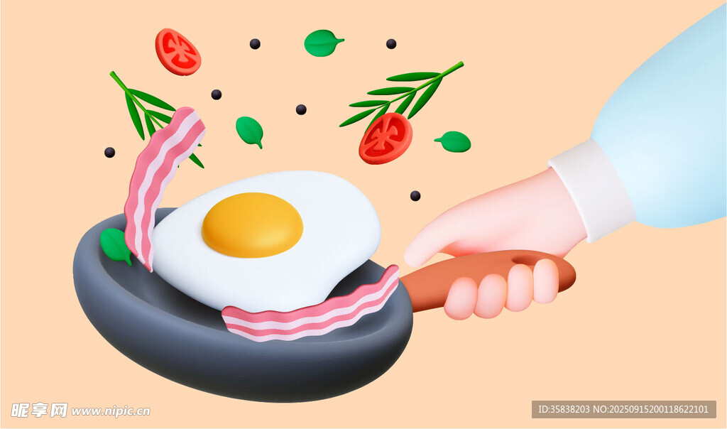 早餐煎蛋插图