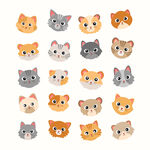 卡通猫咪头像