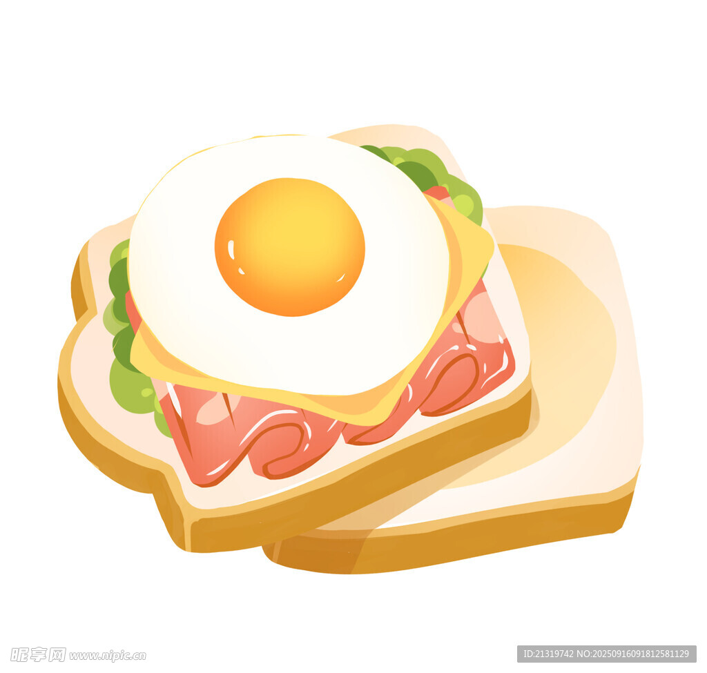 三明治插画