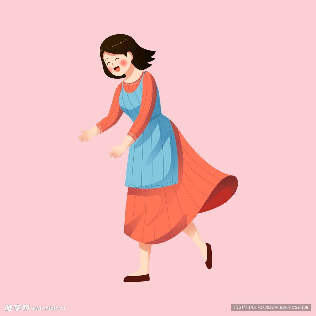 复古女子