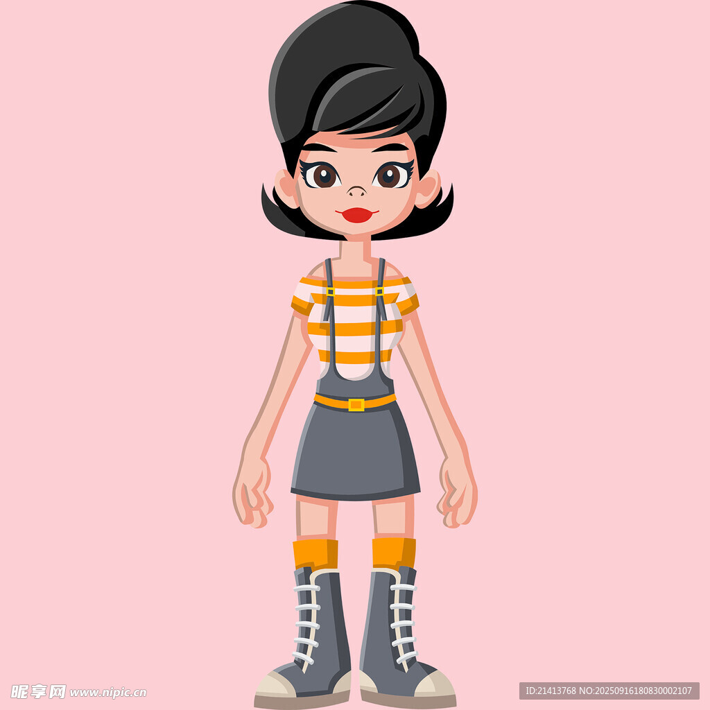 卡通女孩服装