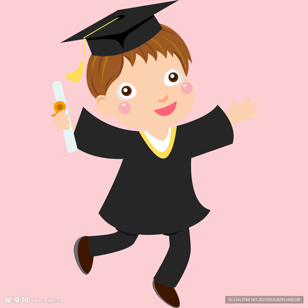 小男孩毕业