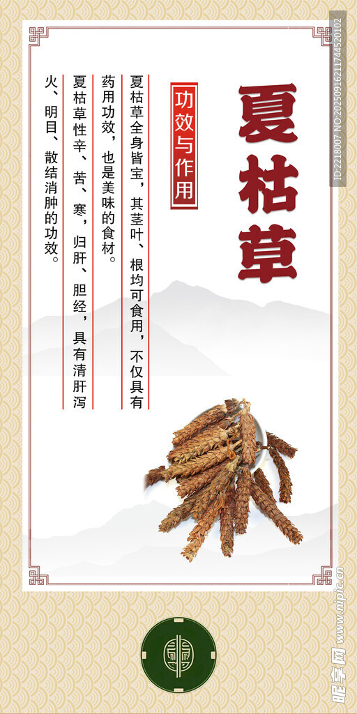 中药材 夏枯草展示