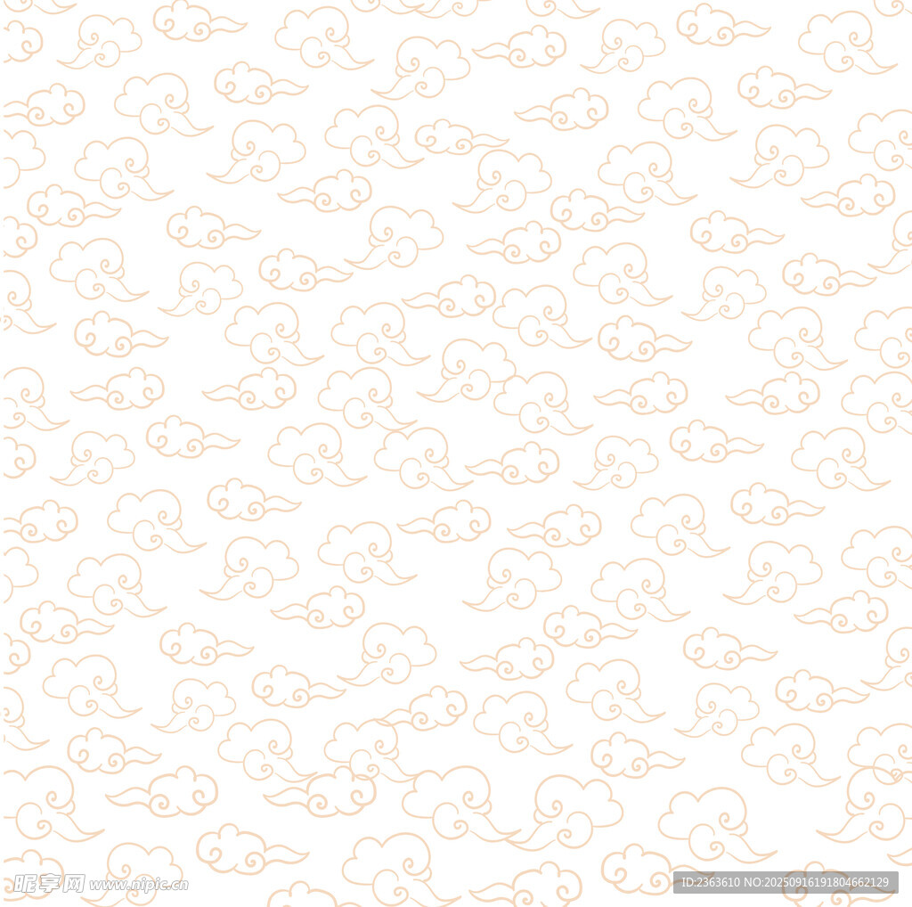 米白色简约花纹