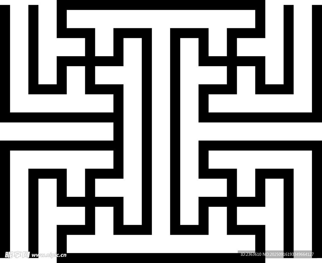 古代迷宫图
