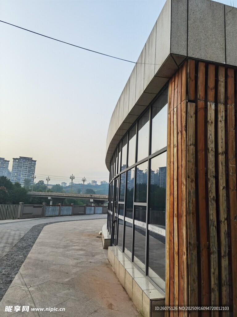 现代风格户外建筑景观