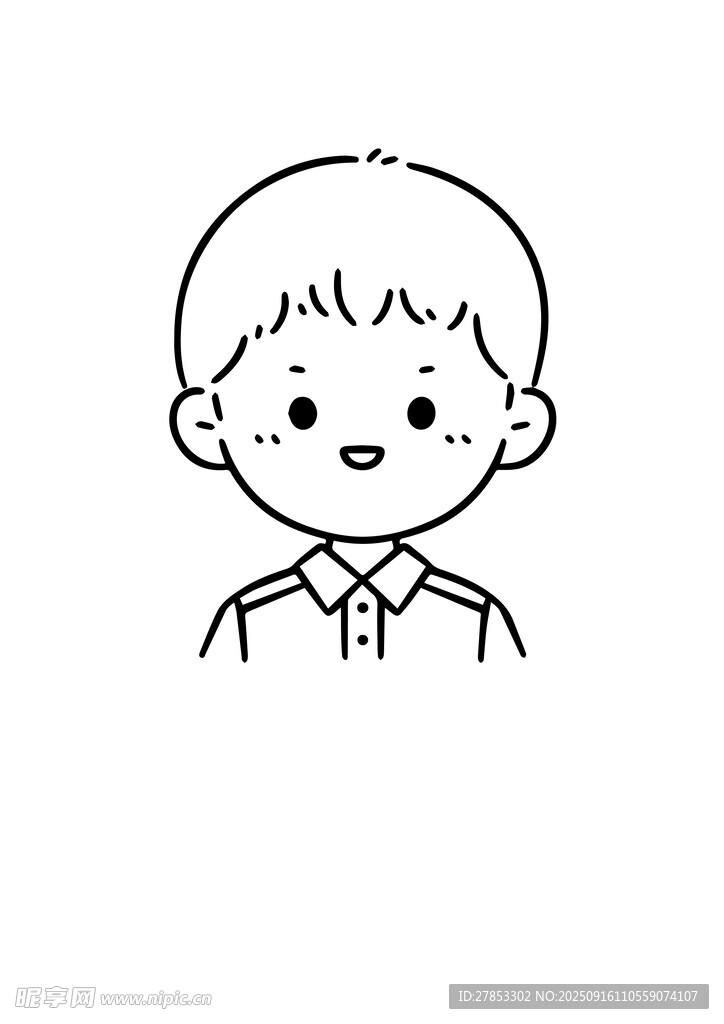 可爱小男孩头像