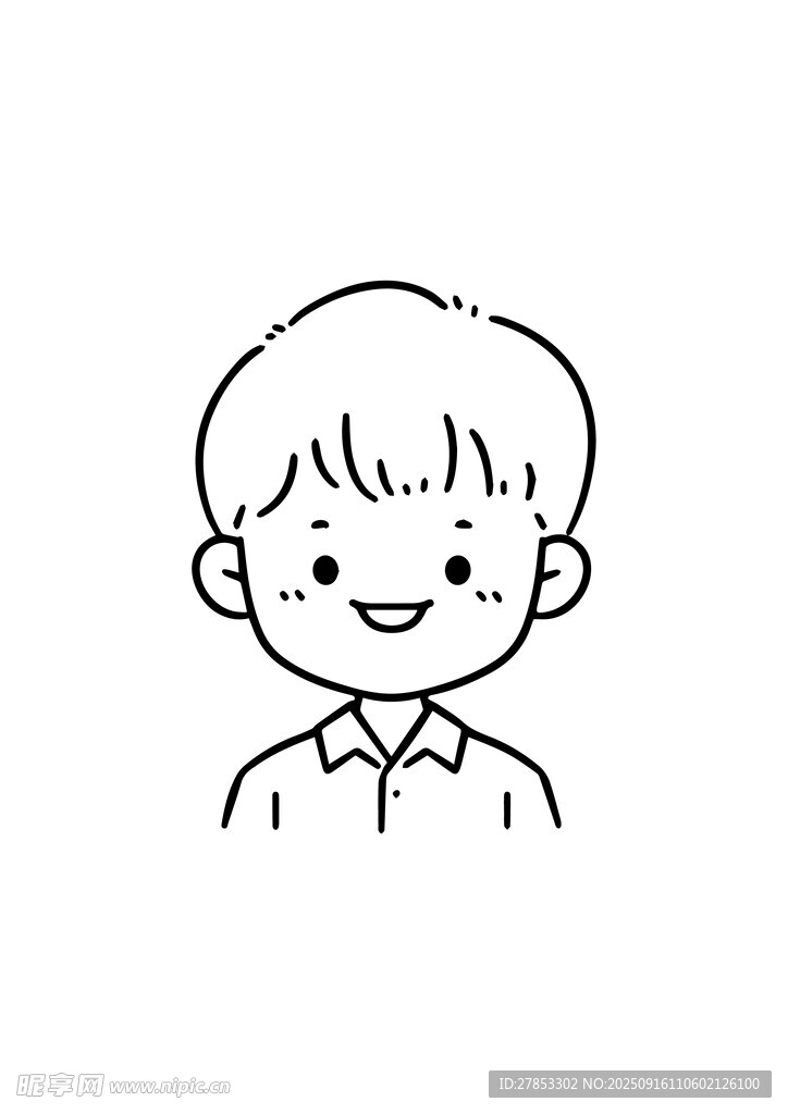 可爱男孩卡通头像