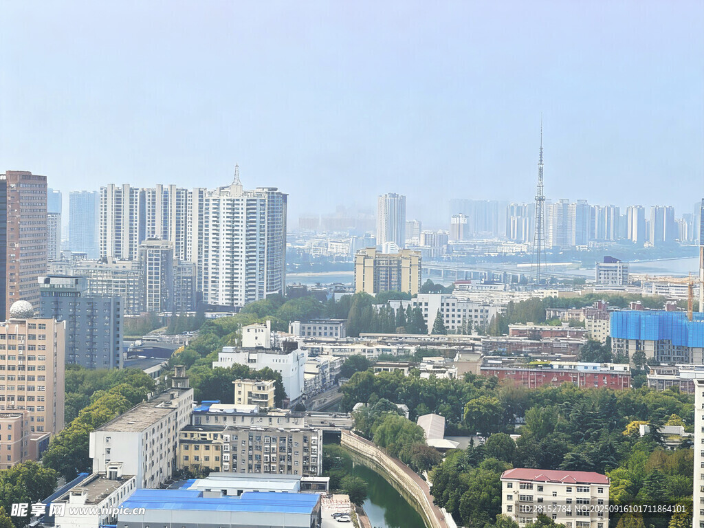 城市景观俯瞰图