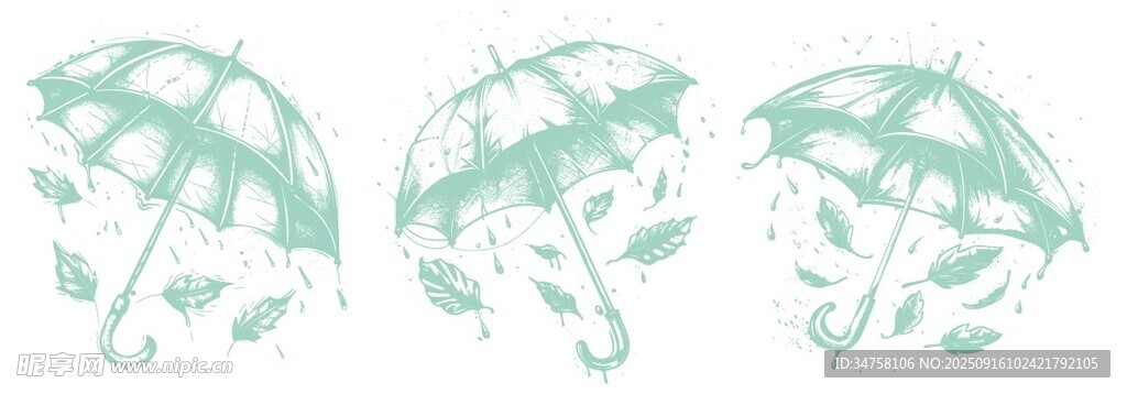 雨伞图案