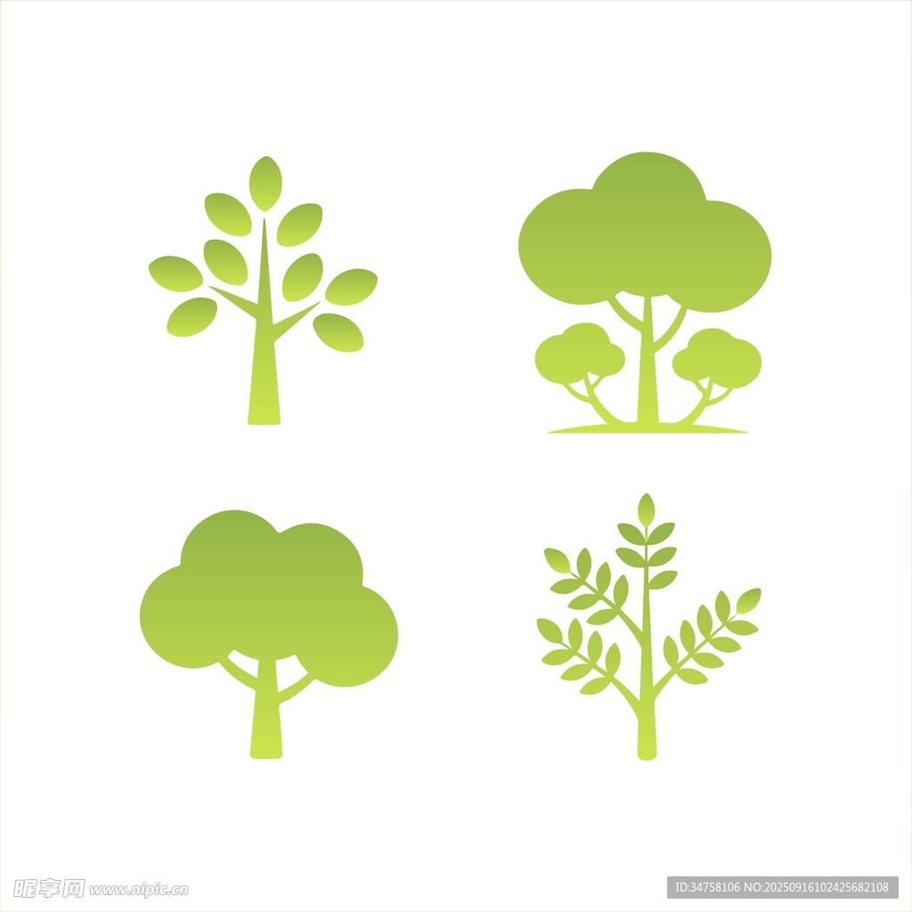 简约树木图标