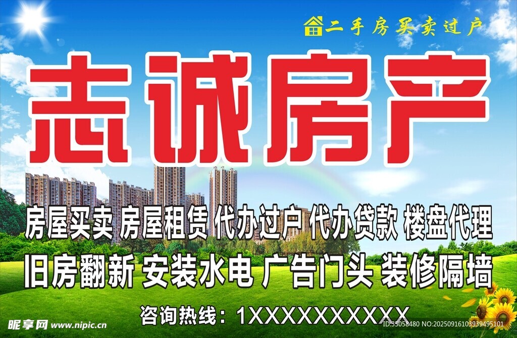 房产中介门头