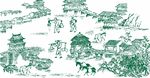 古代市井生活场景图