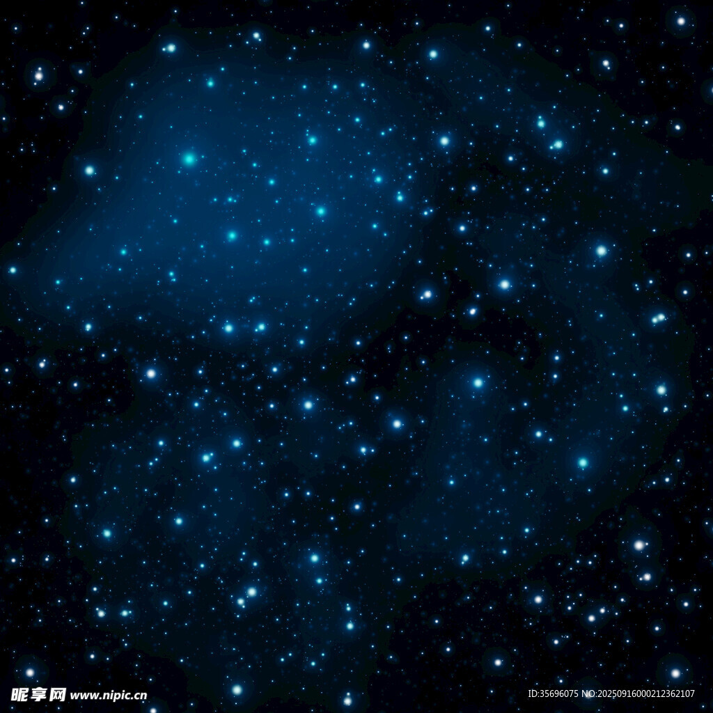 梦幻深邃星空夜景