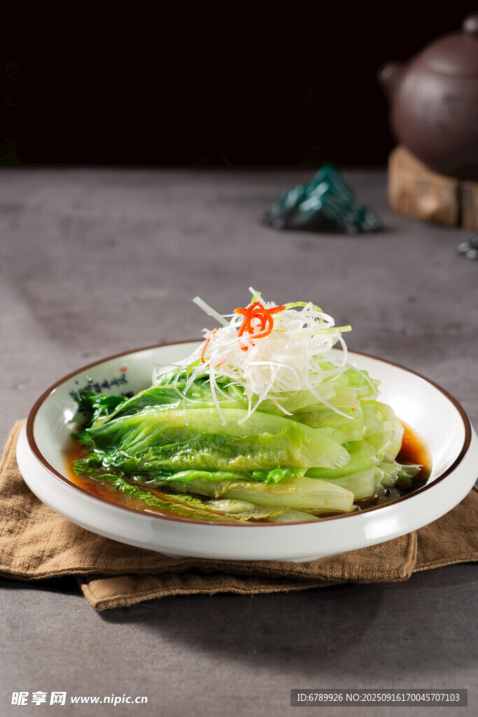 白灼生菜