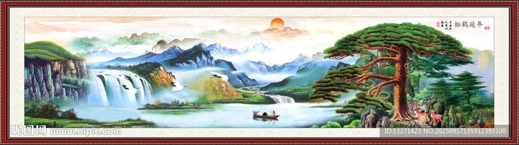 山水风景国画作品欣赏