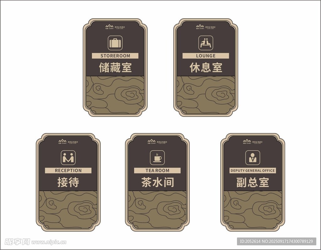 复古风格门牌