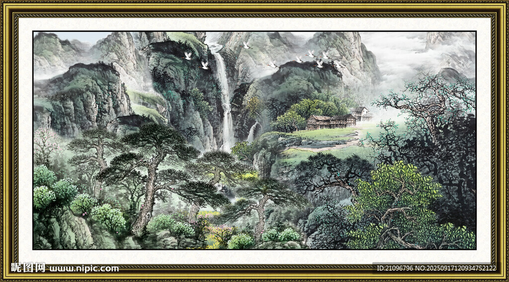 中国画风景 